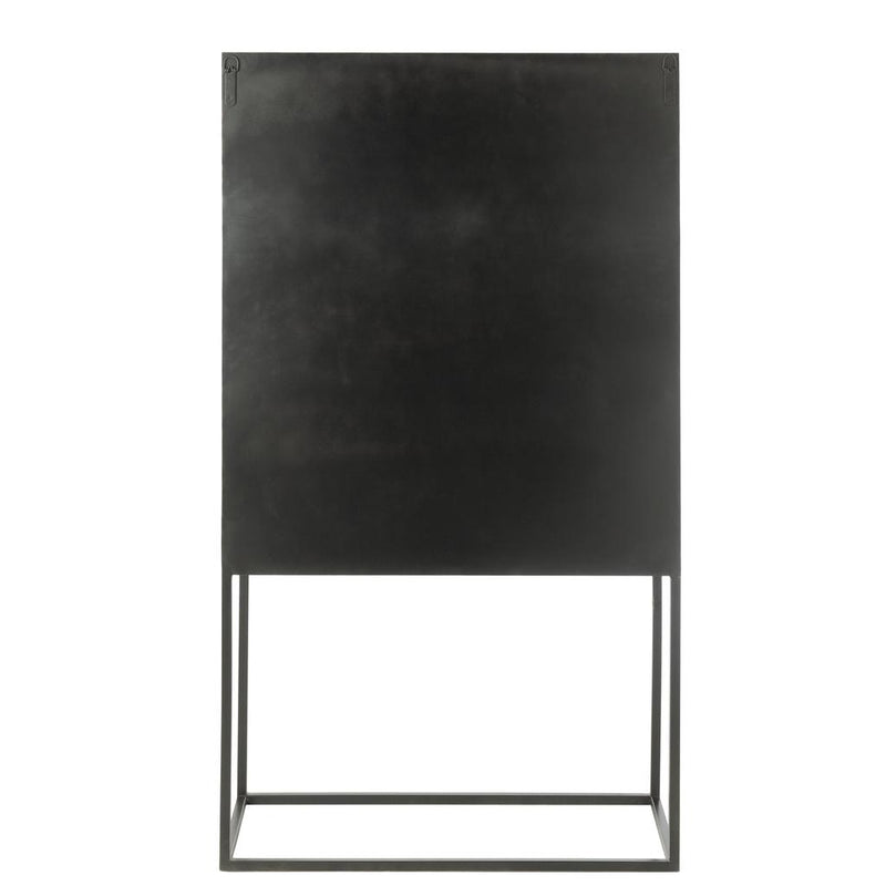 Opbergkast Zwart Recycled hout 40x90 cm-Opbergkasten-J-Line