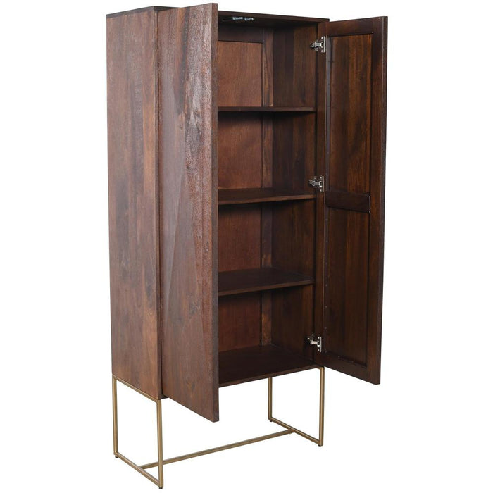 Opbergkasten Opbergkast Onyx Kast Bruin 2 Drs-Opbergkasten-PTMD