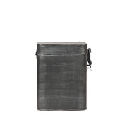 Opbergkist Antiek Zwart Metaal L 15x16x19 cm-Opbergdozen en manden-LABEL51