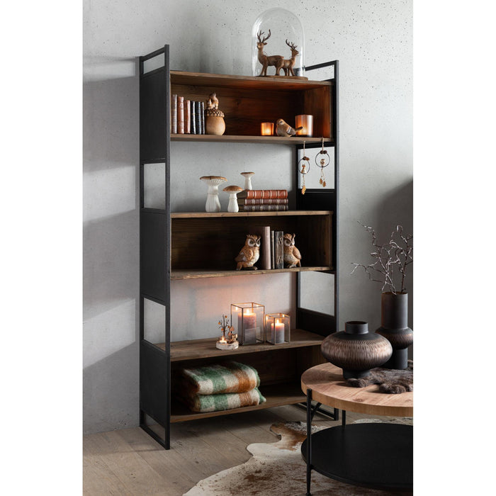 Lamp Naturel Recycled hout S 40 cm-Tafellampen-J-Line