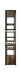 Open Vakkenkast Levels-78x35x178-Naturel/Zwart-Mango/Metaal-Vakkenkasten-HSM Collection