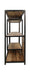 Open vakkenkast Levels - 150x35x90 - Naturel/zwart - Mangohout/ijzer-Vakkenkasten-HSM Collection