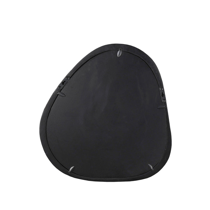 Organische spiegel Lou Zwart Mangohout 43 cm
