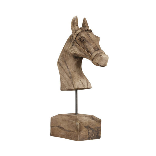 Ornament 25x14x48 cm PAARD houtweerschuur-Light & Living