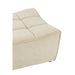 Ottoman Grid Poplar Hout | Foam Beige-Hockers-J-Line