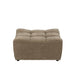 Ottoman Grid Poplar Hout | Foam Dark Taupe-Hockers-J-Line