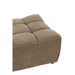 Ottoman Grid Poplar Hout | Foam Dark Taupe-Hockers-J-Line