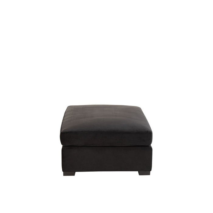 Ottoman Velvet Zwart-Hockers-J-Line