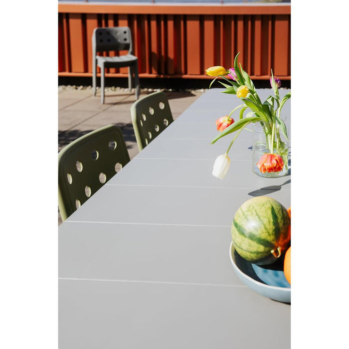 Outdoor Table Alban | Staal | Grijs | 220x100-Eettafels-Creating Home