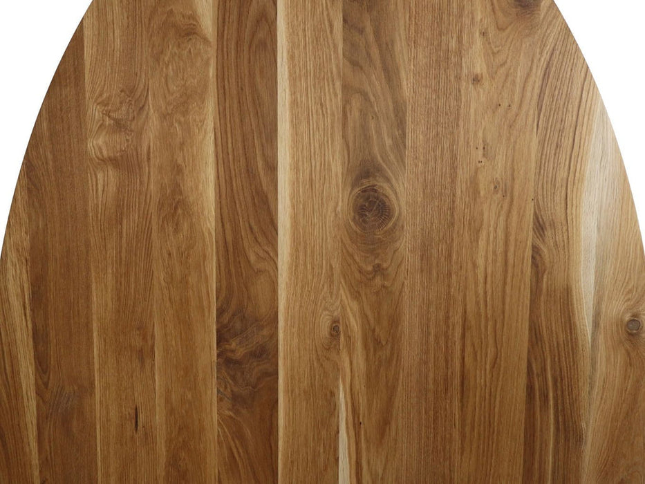 Ovaal tafelblad - 180x100x4 - Naturel - Eiken-Ovale tafelbladen-HSM Collection