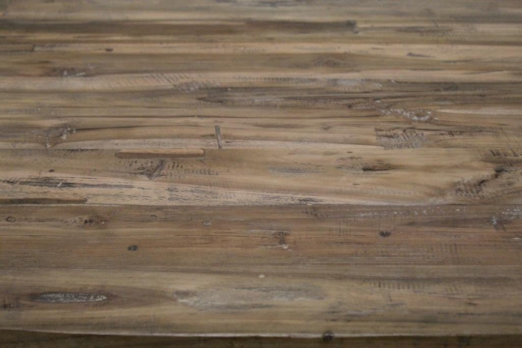 Ovaal tafelblad - 180x100x4 - Naturel - Teak-Ovale tafelbladen-HSM Collection