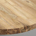 Ovaal tafelblad - 220x110x4 - Naturel - Teak-Ovale tafelbladen-HSM Collection