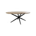 Ovaal tafelblad Bern - 180x100x3,5 - Naturel - Mangohout-Ovale tafelbladen-HSM Collection