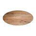 Ovaal tafelblad Oakland - 220x110x3,5 - Naturel - Mangohout-Ovale tafelbladen-HSM Collection