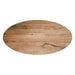 Ovaal tafelblad Oakland - 240x120x3,5 - Naturel - Mangohout-Ovale tafelbladen-HSM Collection