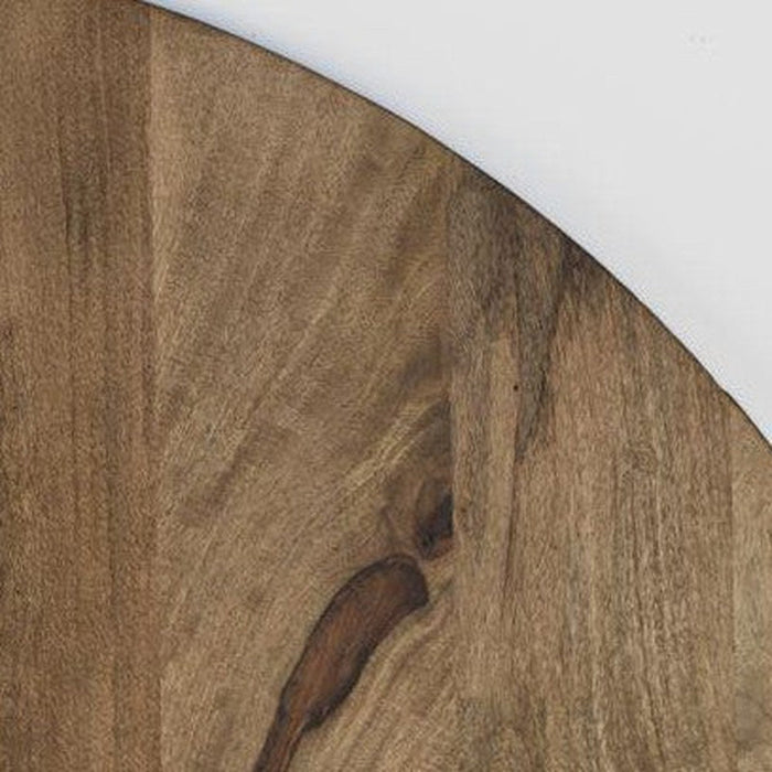 Ovaal tafelblad Oakland - 240x120x3,5 - Naturel - Mangohout-Ovale tafelbladen-HSM Collection