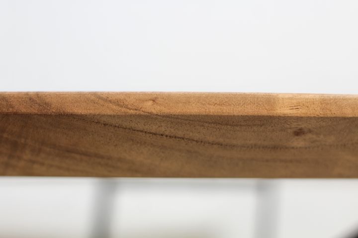 Ovaal tafelblad Zurich - 200x100x3,8 - Naturel - Acaciahout-Ovale tafelbladen-HSM Collection