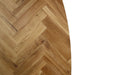 Ovaal tafelblad visgraat - 200x100x4 - Naturel - Eiken-Ovale tafelbladen-HSM Collection