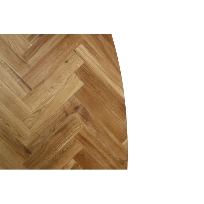 Ovaal tafelblad visgraat - 240x110x4 - Naturel - Eiken-Ovale tafelbladen-HSM Collection