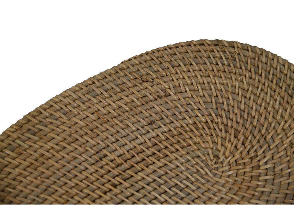 Ovale placemat - 45x30x2 - Rotan - Naturel - Set van 4-Keukenaccessoire-HSM Collection