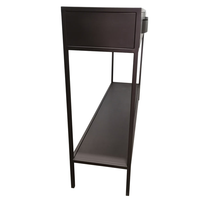 PTMD Acalia Bruin Bijzettafel-Bijzettafels-PTMD