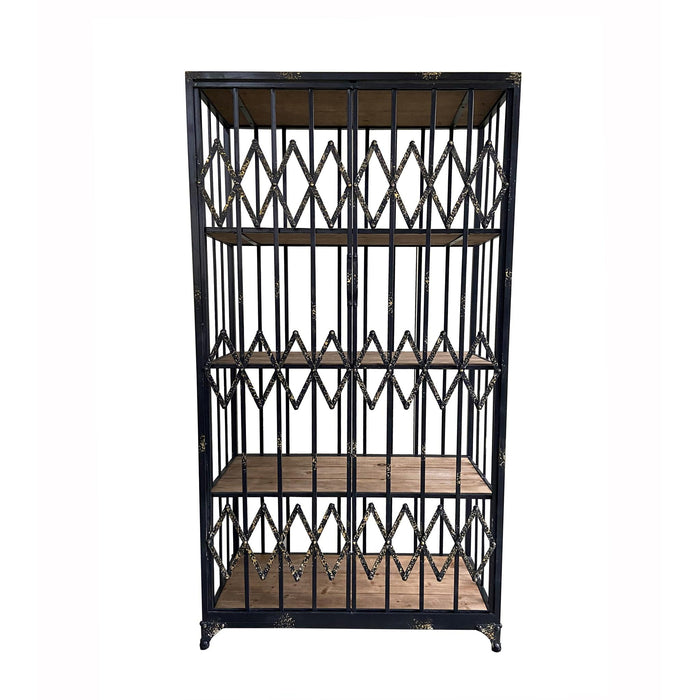 PTMD Alivator Kast Metaal And Hout Shelf-Kasten-PTMD