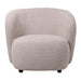 PTMD Aphrodite Crème Fauteuil Pootacy 15 Dove Stof-Fauteuils-PTMD
