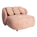 PTMD Aphrodite Roze Loveseat Pootacy 14 Flamingo Stof-Fauteuils-PTMD