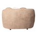 PTMD Aphrodite Taupe Loveseat Pootacy 3 Mink Stof-Fauteuils-PTMD