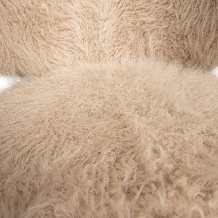 PTMD Ares Eetkamerstoel Hair Beige-Eetkamerstoelen-PTMD