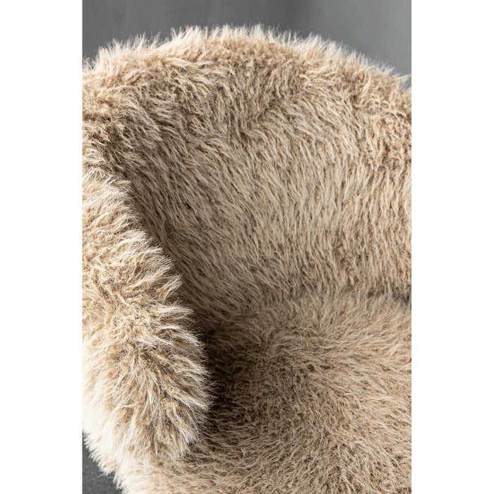 PTMD Ares Eetkamerstoel Hair Beige-Eetkamerstoelen-PTMD