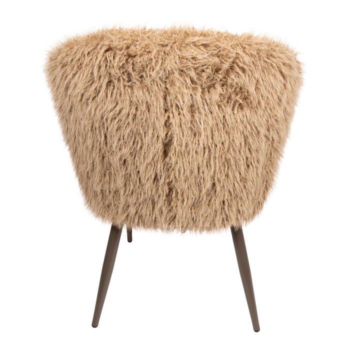 PTMD Ares Eetkamerstoel Hair Bruin-Eetkamerstoelen-PTMD