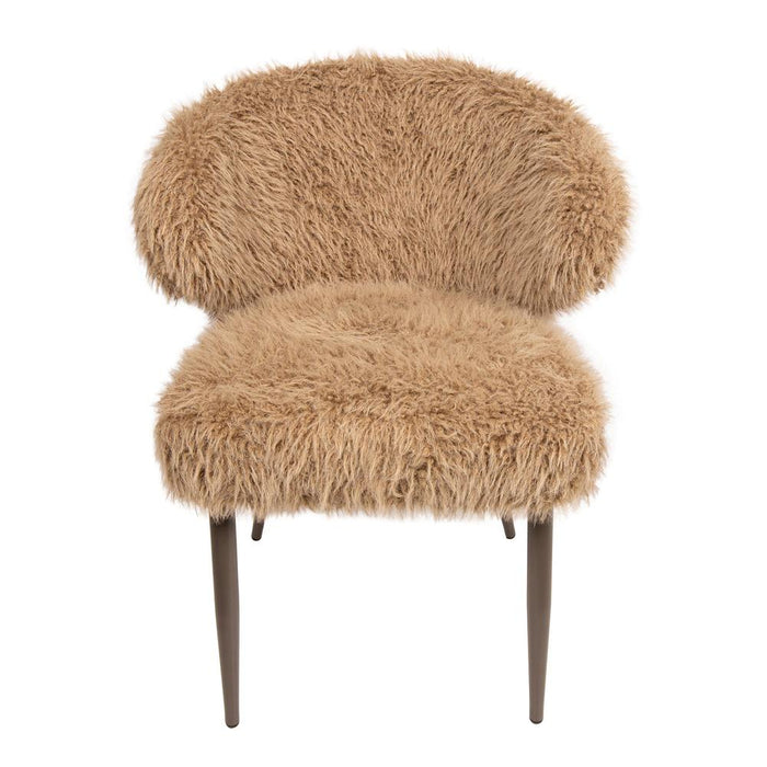 PTMD Ares Eetkamerstoel Hair Bruin-Eetkamerstoelen-PTMD