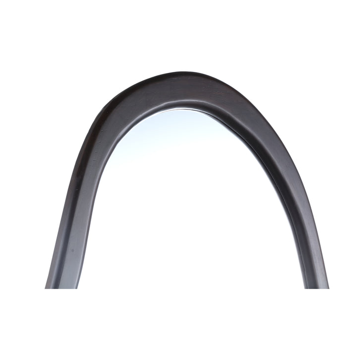 PTMD Barragh Bruin Massief Hout Organisch Spiegel Ovaal-Spiegels-PTMD