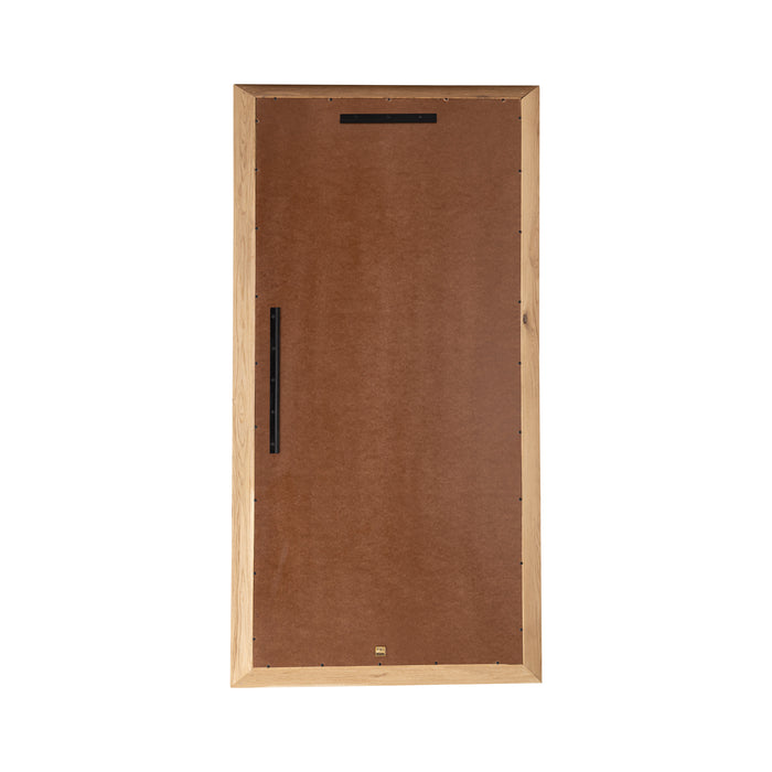 PTMD Chevar Natuurlijk Oak Hout Spiegel Rechthoekig l-Spiegels-PTMD