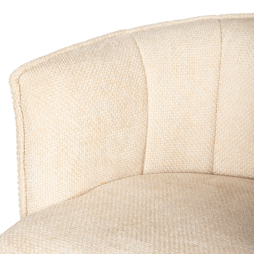 PTMD Como Eetkamerstoel Swivel Crème-Eetkamerstoelen-PTMD