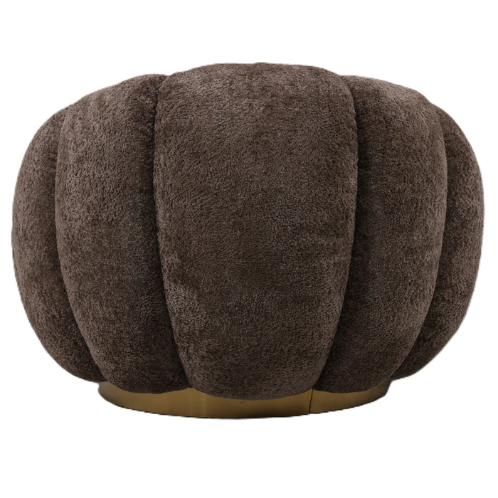 PTMD Daisy Fauteuil Antelope Euphoria 6 Goud Base-Fauteuils-PTMD