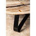 PTMD Deeba Coffeetable Versteend Hout 130-Salontafels-PTMD