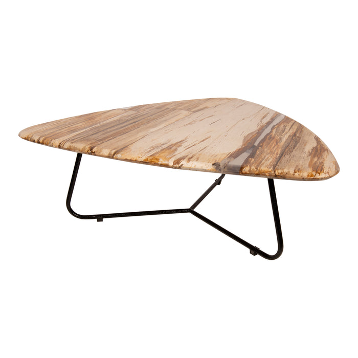 PTMD Deeba Coffeetable Versteend Hout 95-Salontafels-PTMD