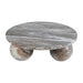 PTMD Diro Beige Marmer 3 Ball Coffeetable Rond-Salontafels-PTMD