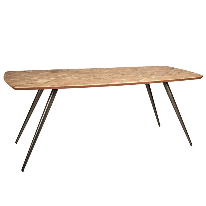 PTMD Fieron Natuurlijk Acaia Houten Diningtable Ovaal 240cm-Eettafels-PTMD