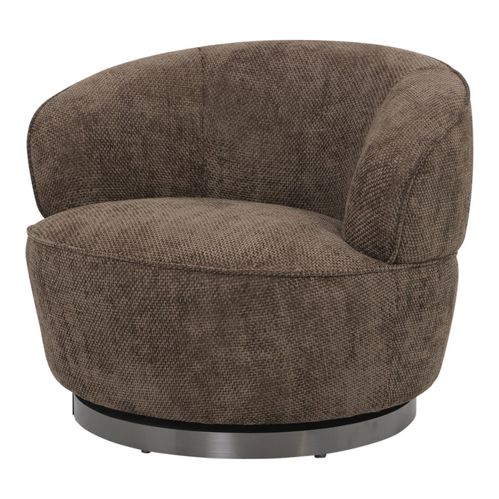 PTMD Filou Dark Bruin Fauteuil Eden 8-Fauteuils-PTMD