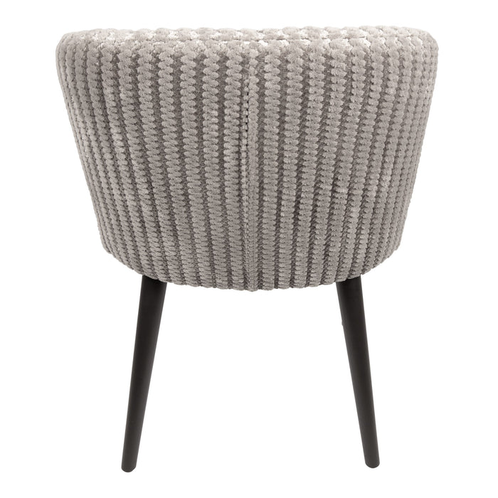 PTMD Fiori Beige 09 Eetkamerstoel Dark Bruin Hout Poots-Eetkamerstoelen-PTMD