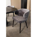 PTMD Fiori Taupe 19 Eetkamerstoel Dark Bruin Hout Poots-Eetkamerstoelen-PTMD