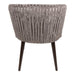 PTMD Fiori Taupe 19 Eetkamerstoel Dark Bruin Hout Poots-Eetkamerstoelen-PTMD
