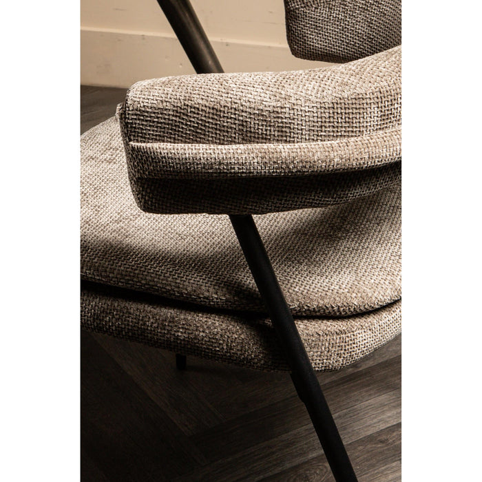 PTMD Helsinki Eetkamerstoel Steen-Eetkamerstoelen-PTMD