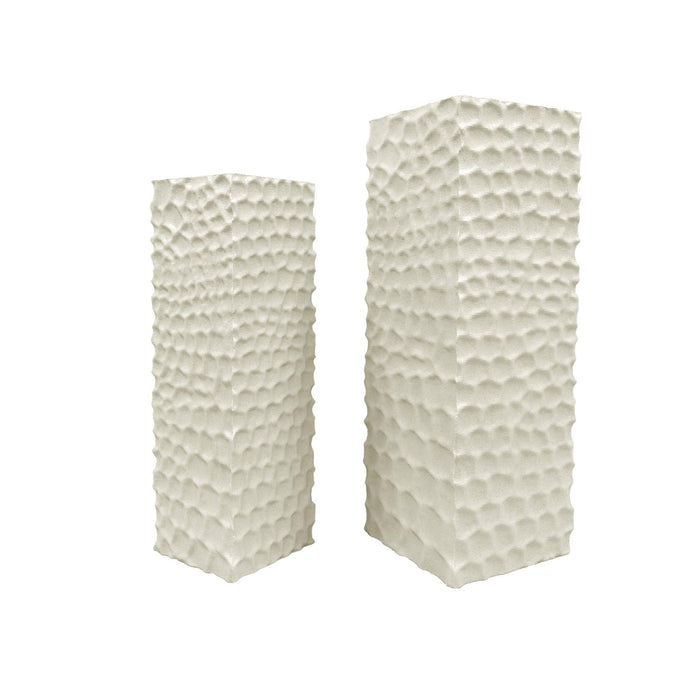 PTMD Isaiah Wit Mdf Pedestal Nature Design sv2-Bijzettafels-PTMD