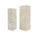 PTMD Isaiah Wit Mdf Pedestal Wavy Design sv2-Bijzettafels-PTMD