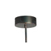 PTMD Jaye Zwart Ijzer Hangend Lamp Circle Patroon Small-Hanglampen-PTMD