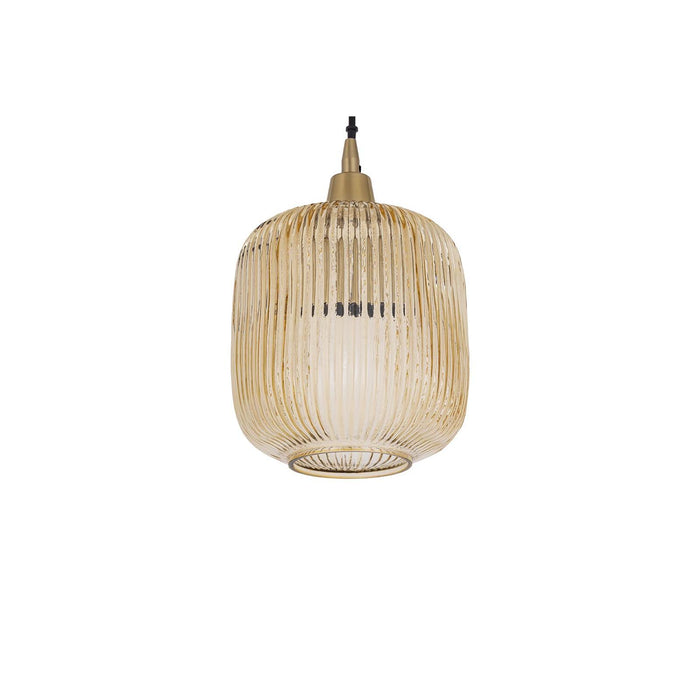 PTMD Juliet Amber Glas Hangend Lamp Regular-Hanglampen-PTMD